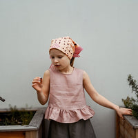 Top mit Rüschen aus Leinen in 2 Farben - The Baltic Shop