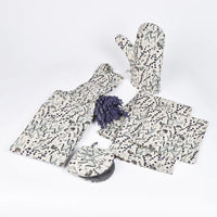 Topfuntersetzer aus Leinen mit Lavendel Motiv - The Baltic Shop