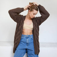 Twisted Erik: Earth Cardigan aus Wolle - The Baltic Shop