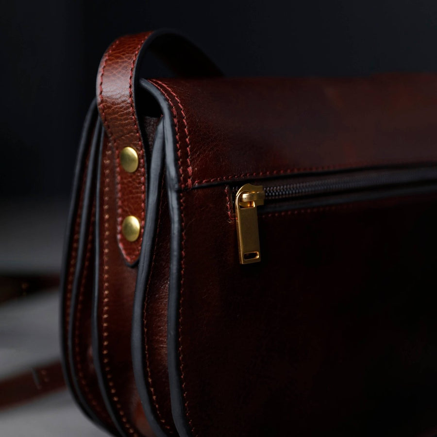 Umhängetasche aus Leder - Moonfleet, in 2 Farben - The Baltic Shop