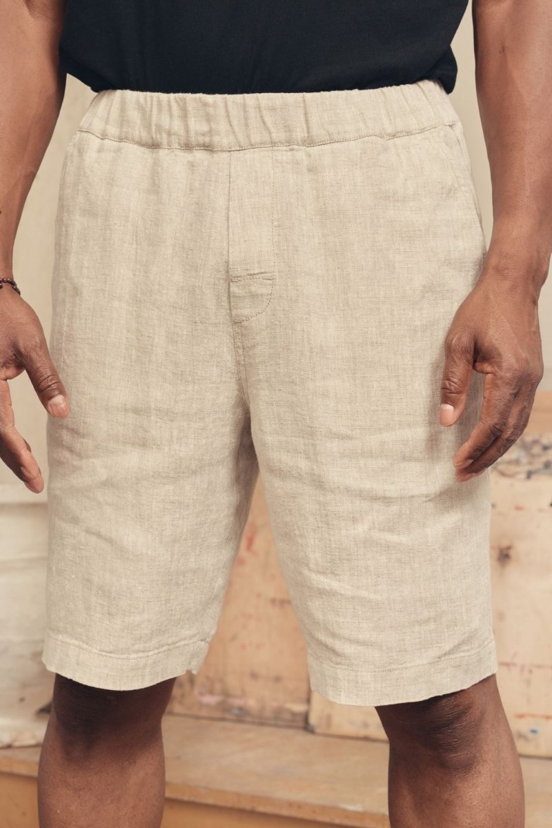 Unisex Shorts aus Leinen in Melange - The Baltic Shop