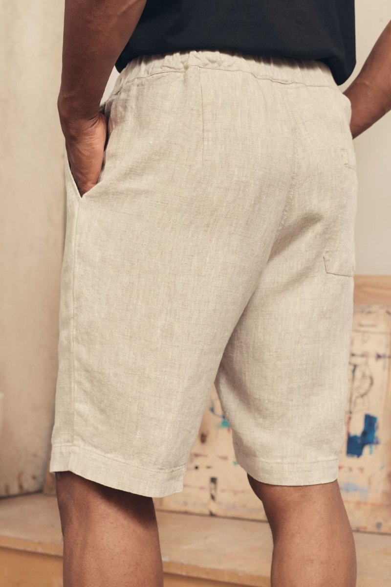 Unisex Shorts aus Leinen in Melange - The Baltic Shop