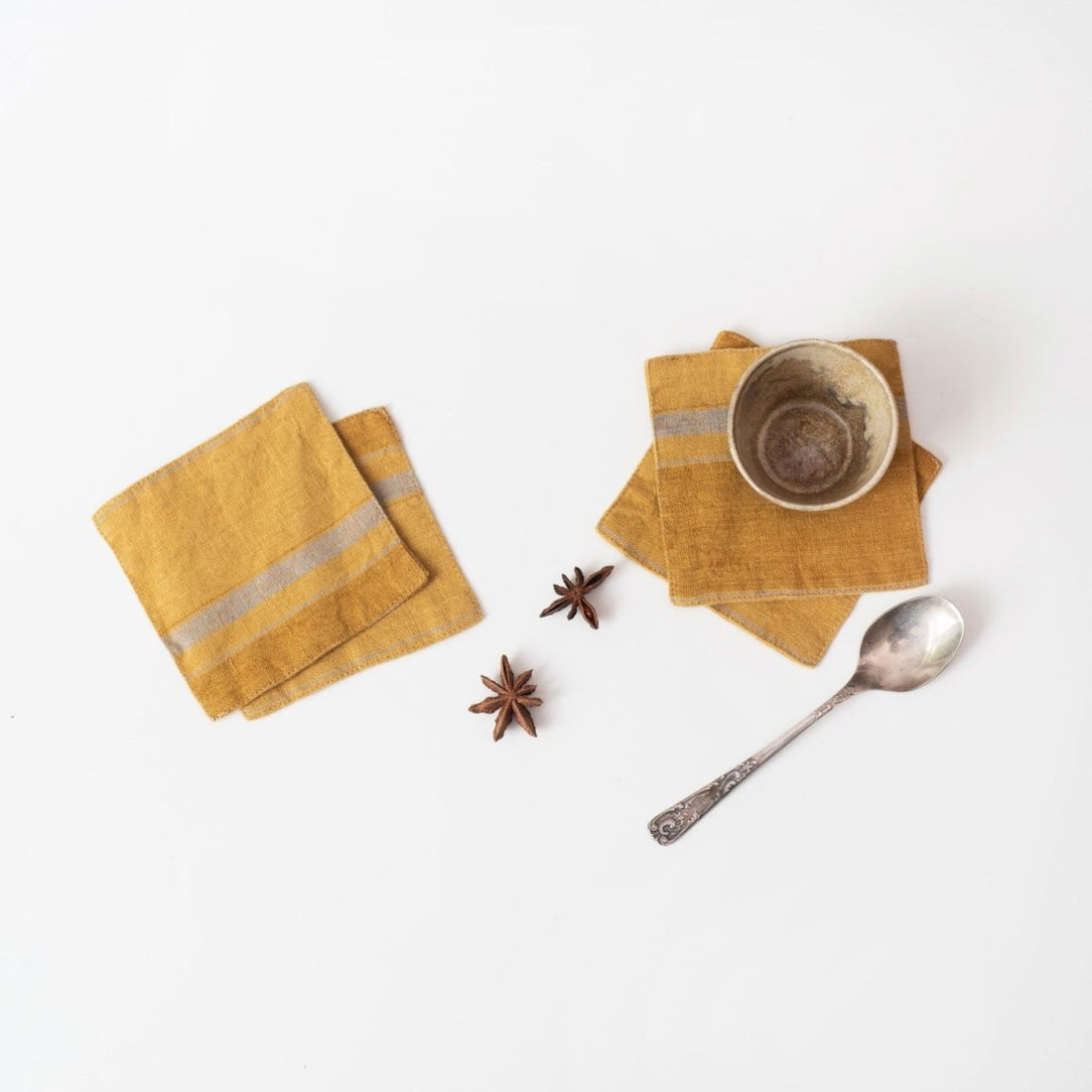 Untersetzer aus Leinen - Amber - The Baltic Shop