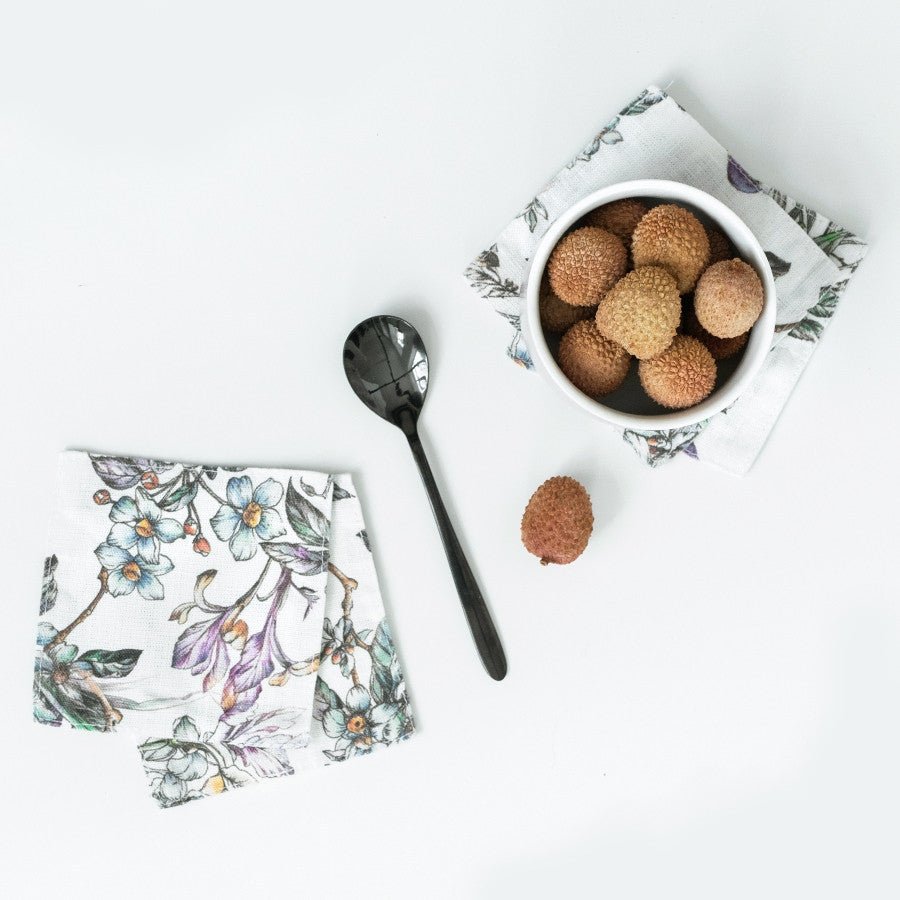 Untersetzer aus Leinen - Birds - The Baltic Shop