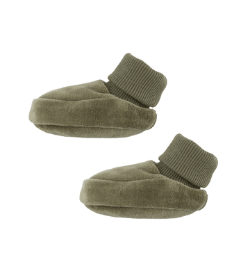 Velour Baby Schuhe aus Bio Baumwolle in 3 Farben - The Baltic Shop