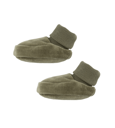 Velour Baby Schuhe aus Bio Baumwolle in 3 Farben - The Baltic Shop