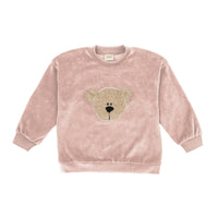 Velour Pullover mit Teddy aus Bio Baumwolle in 2 Farben - The Baltic Shop