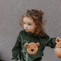 VELOURS - OVERSIZED - PULLOVER AUS BIO BAUMWOLLE MIT TEDDY - The Baltic Shop