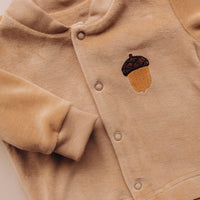 Veloursjacke aus Bio Baumwolle in 3 farben - The Baltic Shop