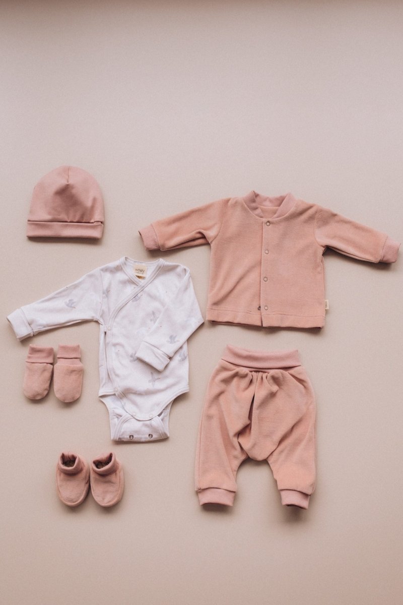 Veloursjacke aus Bio Baumwolle in 3 farben - The Baltic Shop