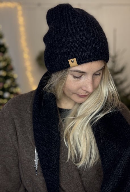 Weiche Haube aus Mohair und Seide - The Baltic Shop