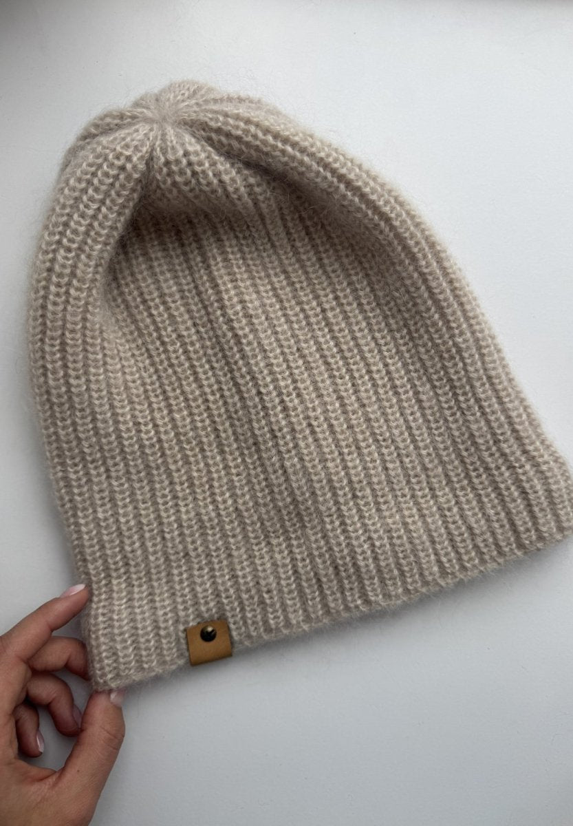 Weiche Haube aus Mohair und Seide - The Baltic Shop