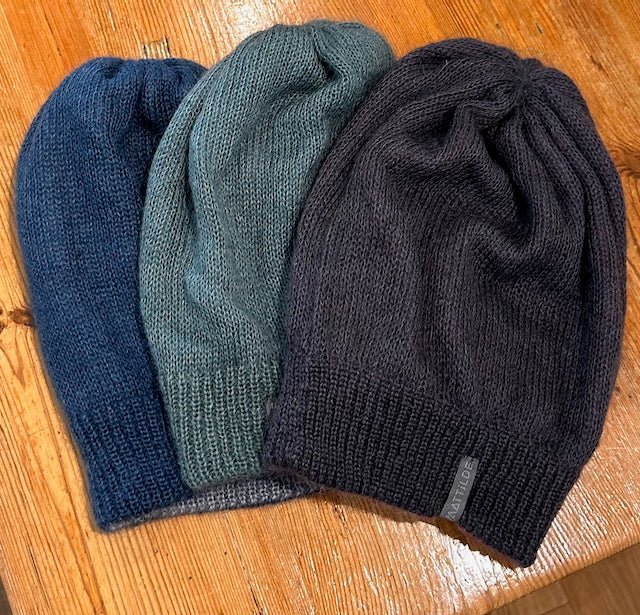 Weiche Winterhaube mit gerippten Rand - 2 Farbig - The Baltic Shop