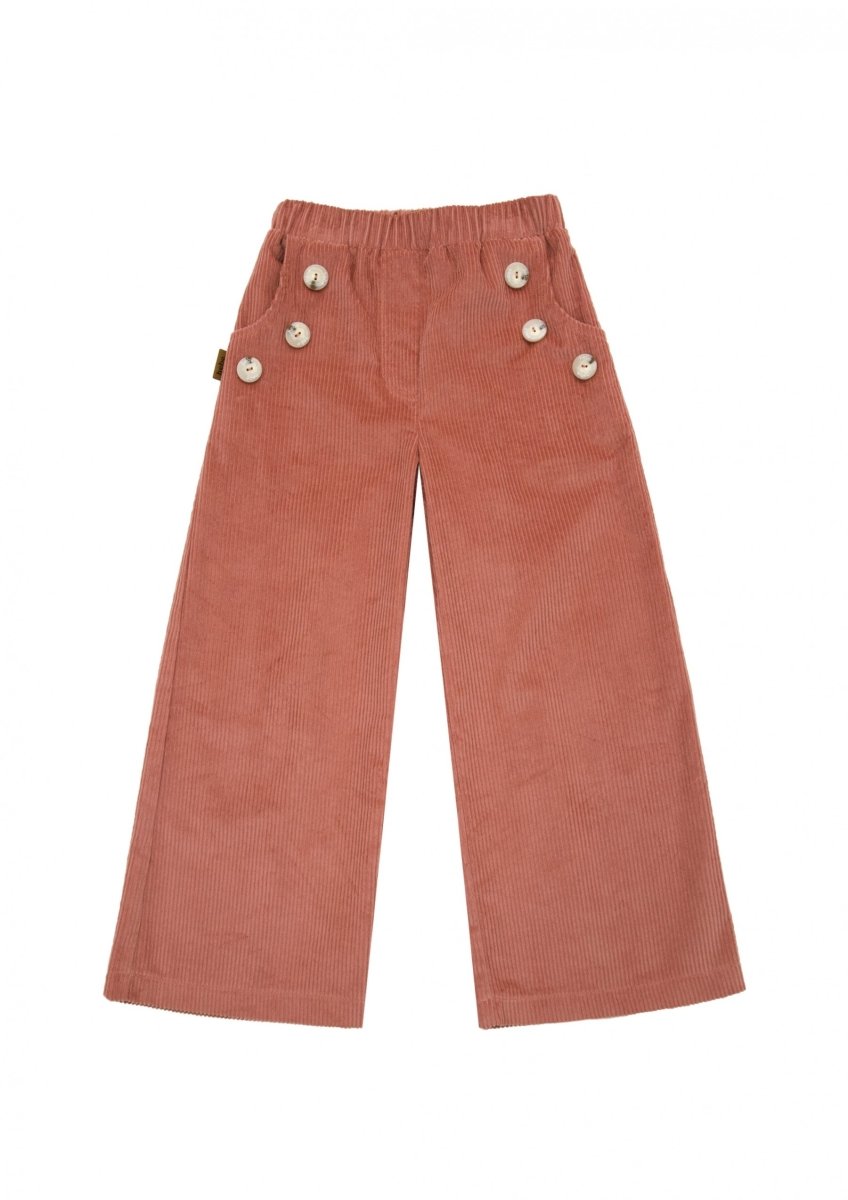 Weite Cordhose in 2 Farben mit Knöpfen - The Baltic Shop
