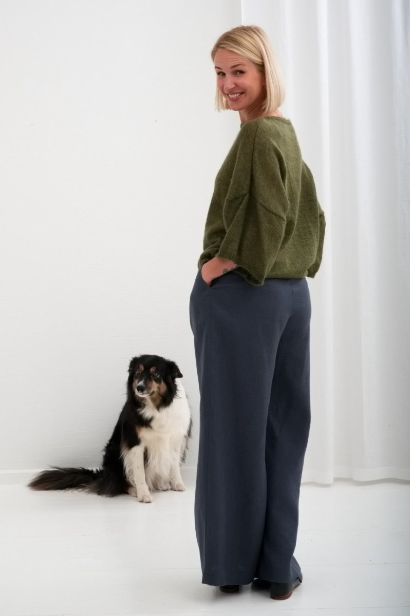Weite Leinenhose "Elisa" in 4 Farben AW26 - The Baltic Shop
