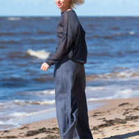Weite Leinenhose "Elisa" in 4 Farben AW26 - The Baltic Shop