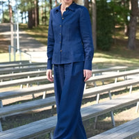 Weite Leinenhose "Elisa" in 4 Farben AW26 - The Baltic Shop