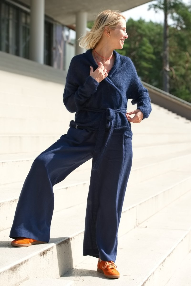 Weite Leinenhose "Elisa" in 4 Farben AW26 - The Baltic Shop