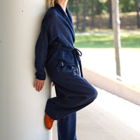 Weite Leinenhose "Elisa" in 4 Farben AW26 - The Baltic Shop