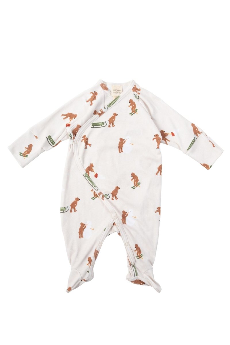 Wickel Pyjama mit winterlichen Motiv - The Baltic Shop