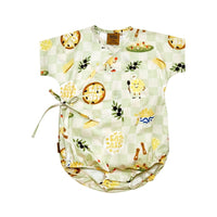 Wickelbody mit Italienischer Esskulturmuster - The Baltic Shop