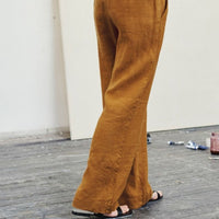 Willow Hose aus Leinen in Bronze - The Baltic Shop