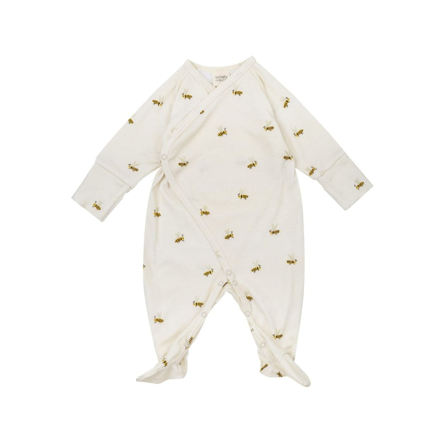 Wrap Strampler Pyjama in 2 Farben - The Baltic Shop