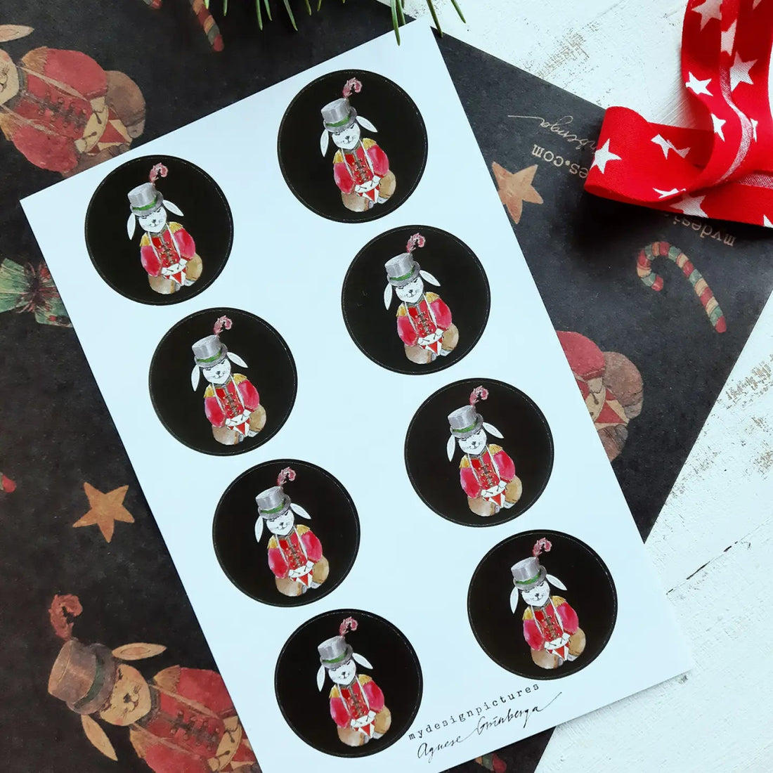 Wunderschöne Aufkleber für Geschenke - The Baltic Shop