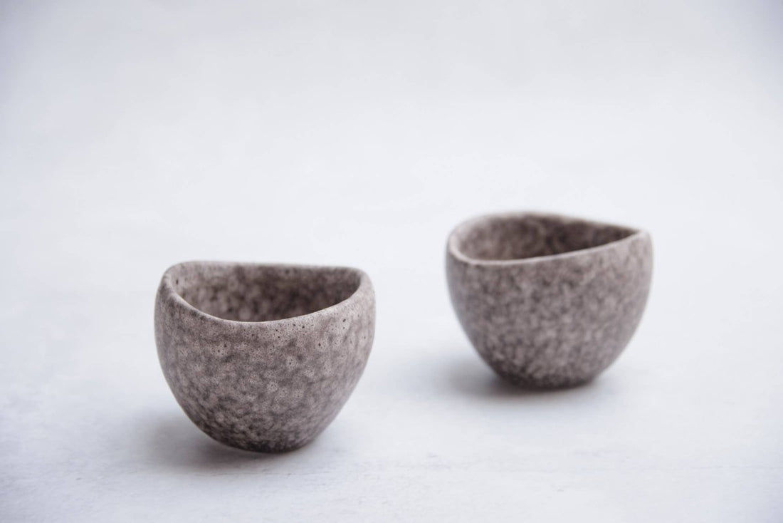 YUTORI Espressotasse "SHELL" mattes Steingut - The Baltic Shop