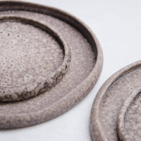 YUTORI Teller DUNE - organisches Steingut - The Baltic Shop