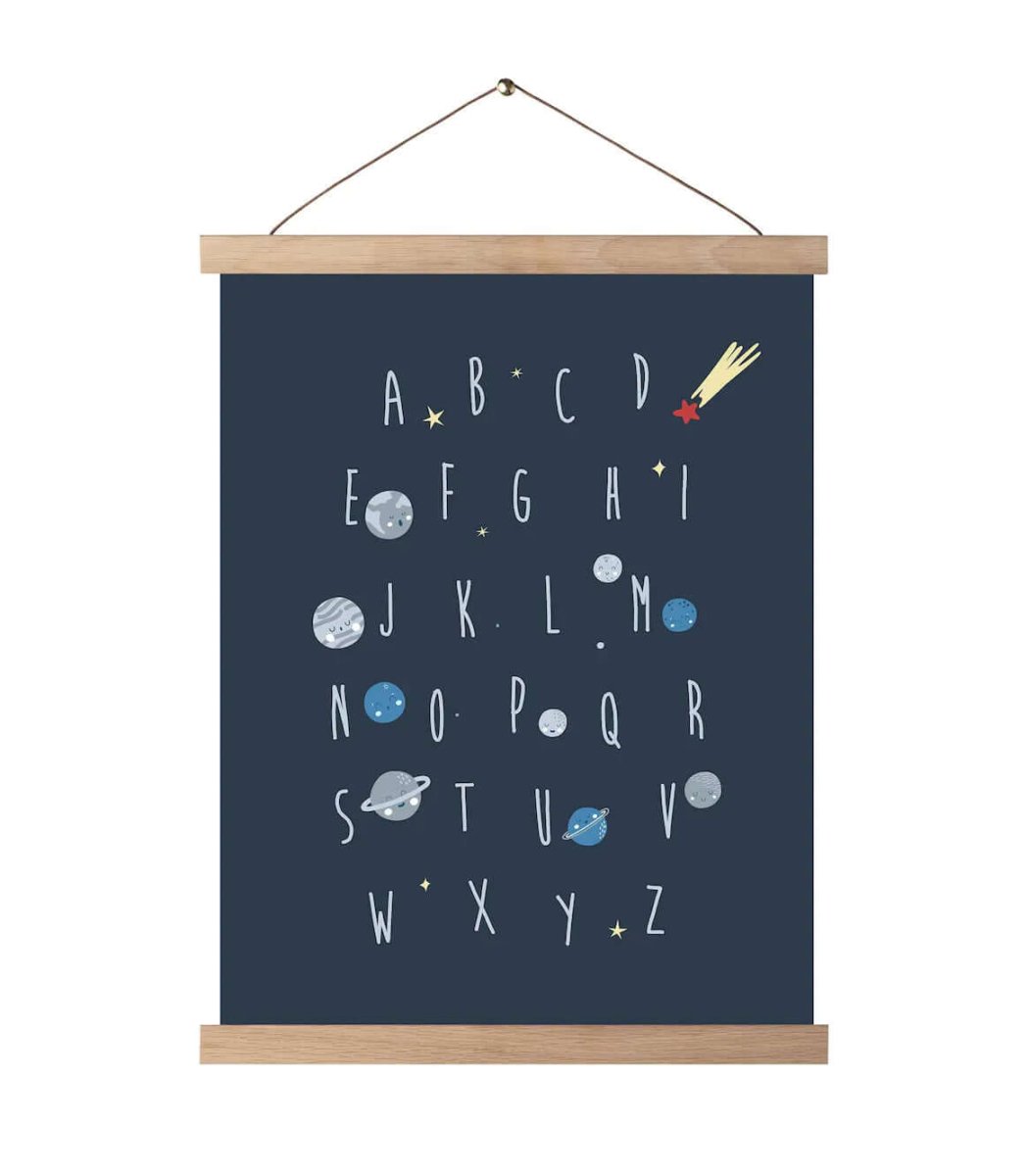 ABC Poster - interaktives Alphabet - The Baltic Shop