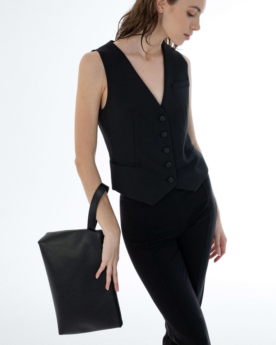 Armbandtasche aus veganem Leder - The Baltic Shop