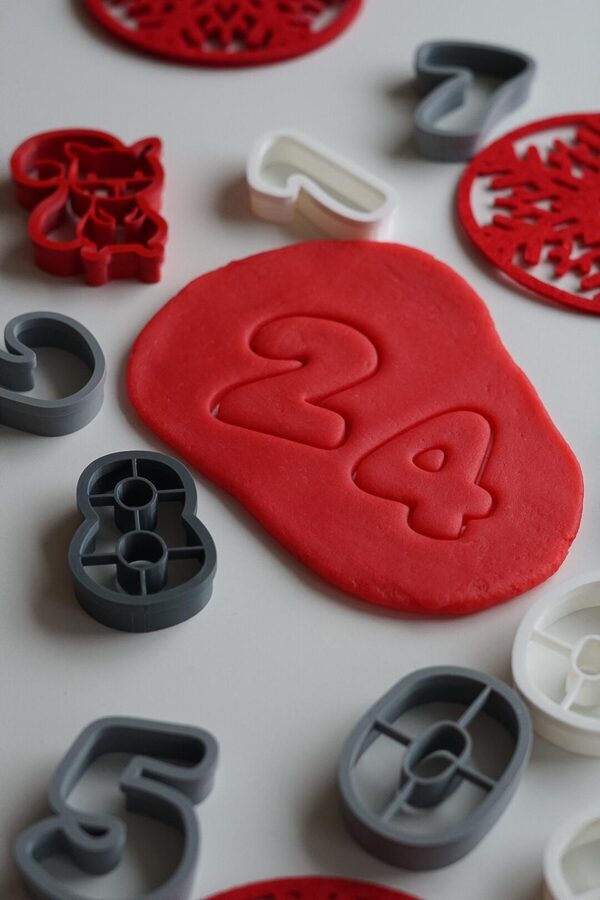 Aussteckformen für Knete "Zahlen" - The Baltic Shop