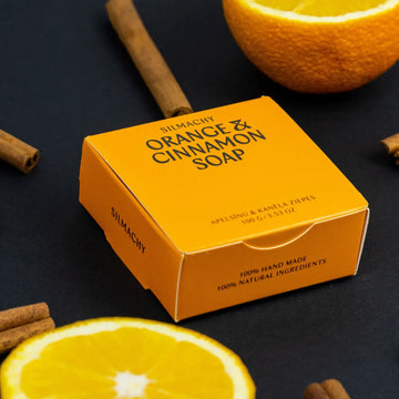 Feuchtigkeitsspendende Orange-Zimt Kokosseife - The Baltic Shop