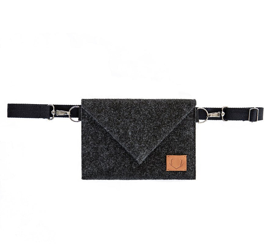 Gürteltasche aus recyceltem Filz - The Baltic Shop