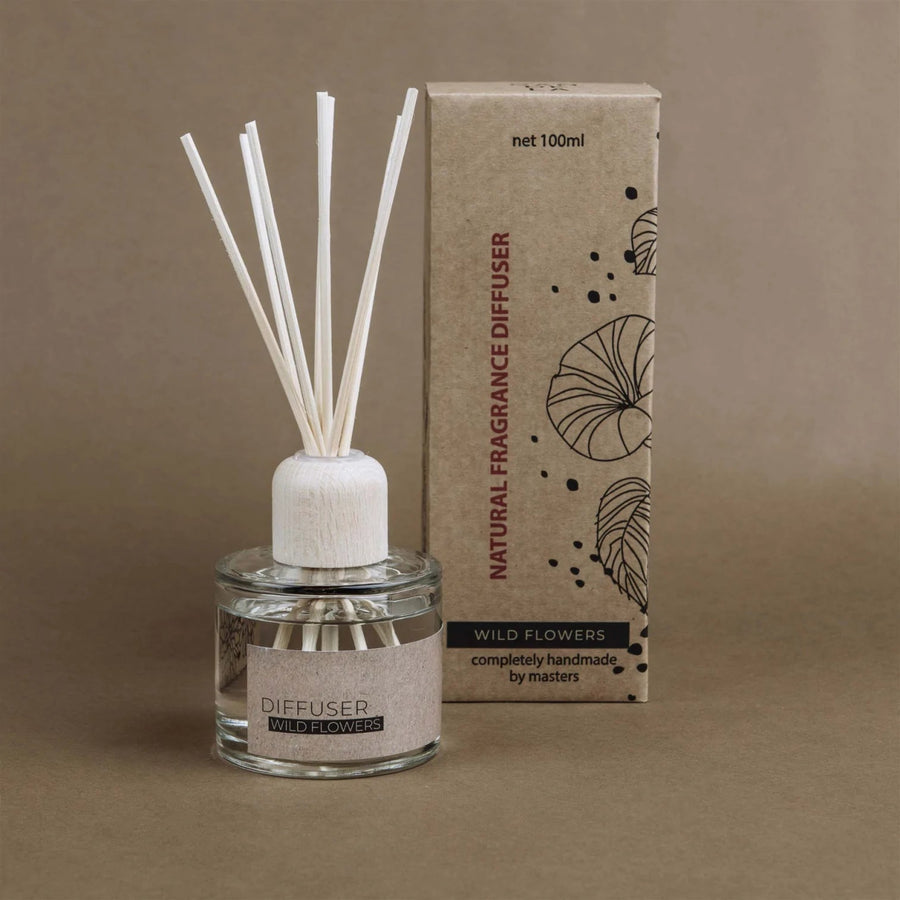 Handgegossener Diffuser-Duftstäbchen - Wild Flowers - The Baltic Shop