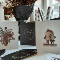 Handgemalte Faltkarte - Blumenstrauß - The Baltic Shop