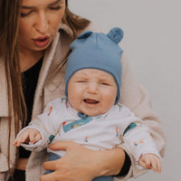 Haube aus Bio Baumwolle mit Ohren - The Baltic Shop