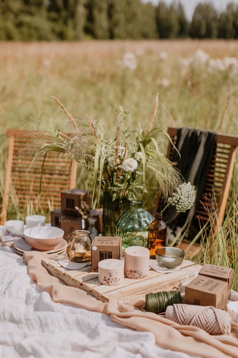 Kerze aus Sojawachs mit Patschuli-Duft - The Baltic Shop