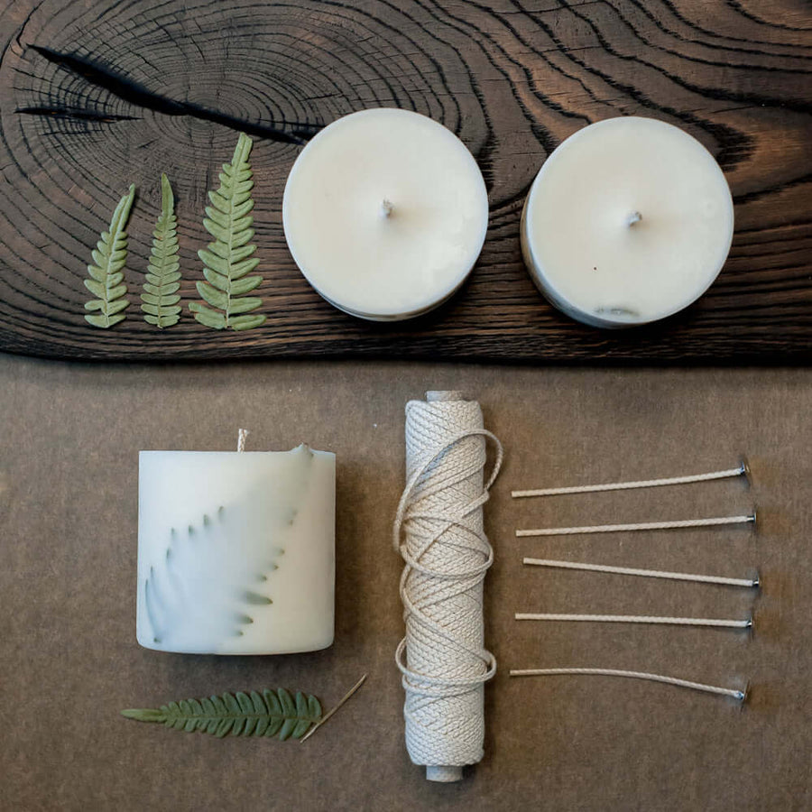 Kerze aus Sojawachs mit Zitronengrasduft - The Baltic Shop