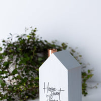 Kerzenhalter "Home Sweet Home" aus Kiefer - The Baltic Shop