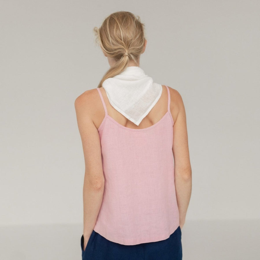 Leinen Schal - Malve - The Baltic Shop