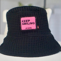 Patch für Eimerhut "Keep Smiling" - The Baltic Shop