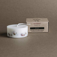 Rosen-Minikerze aus Bio Sojawachs - The Baltic Shop
