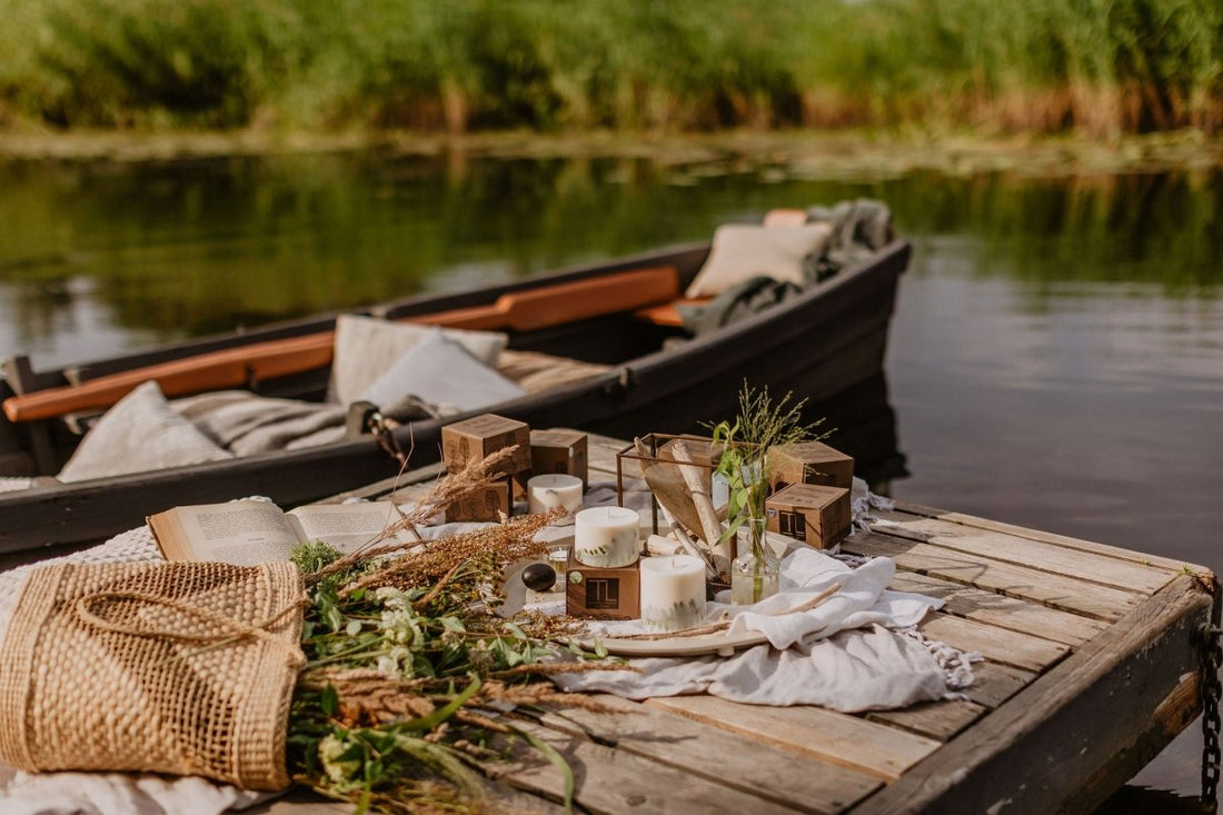 Sojawachskerze mit Lavendelduft - The Baltic Shop