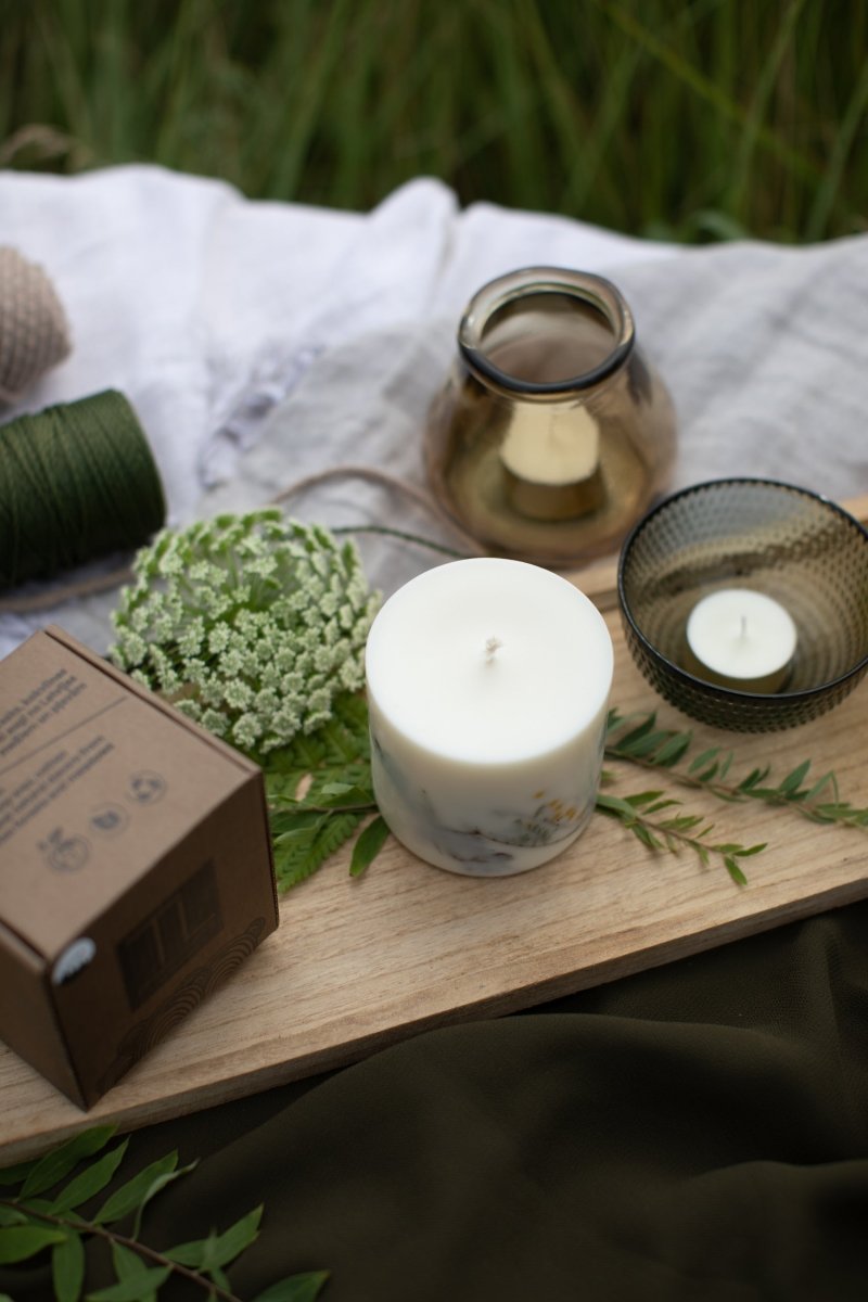 Sojawachskerze mit Lavendelduft - The Baltic Shop