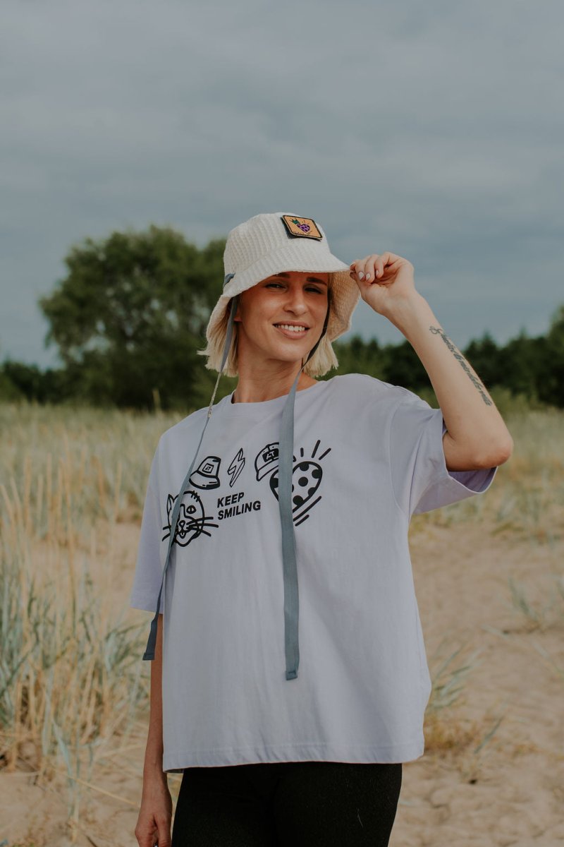 Sommerlicher Eimerhut aus Baumwolle - The Baltic Shop