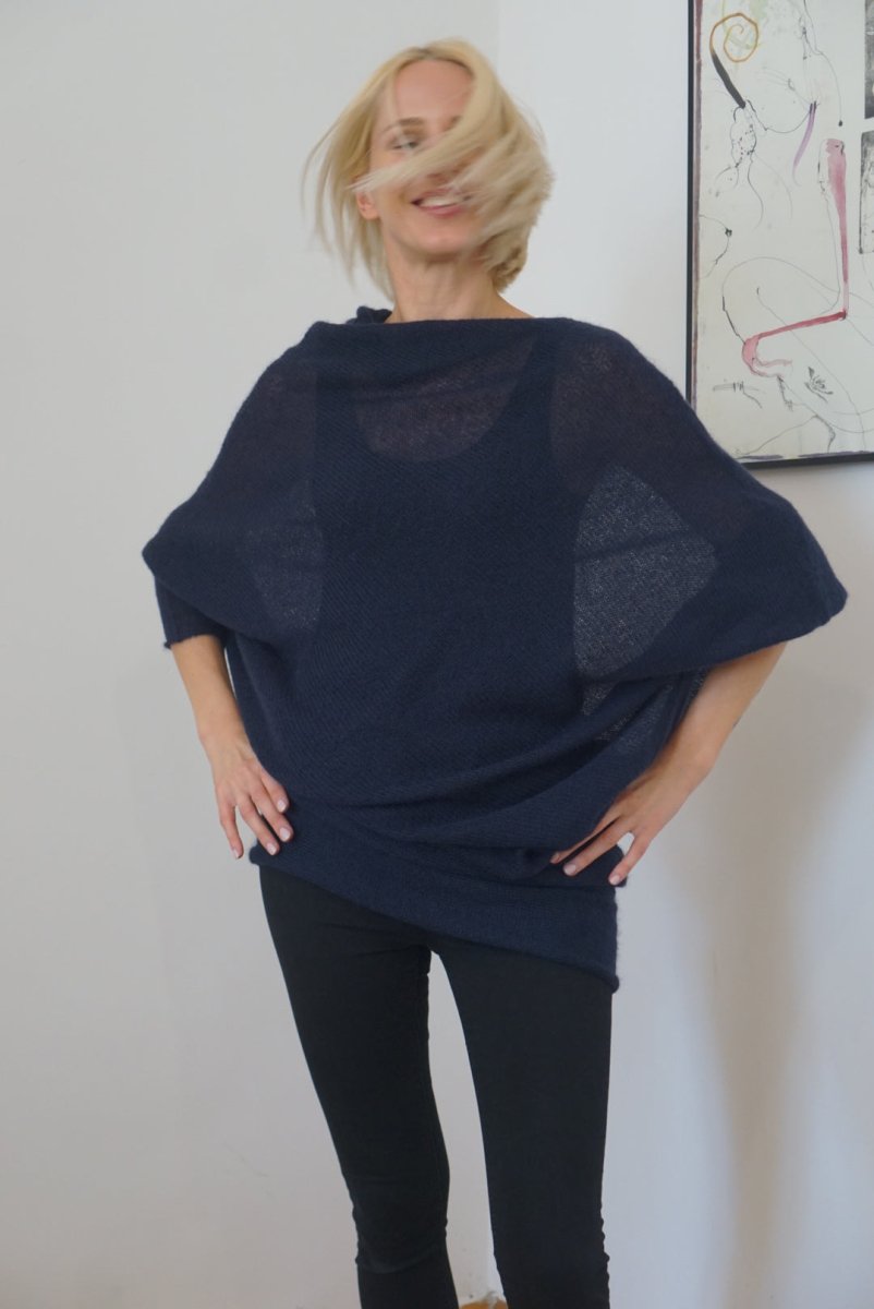 Two Way Pullover aus Kidmohair und Seide - The Baltic Shop