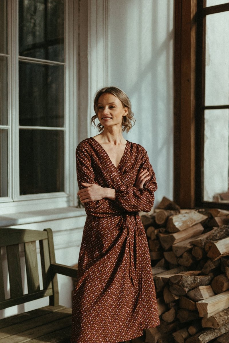 Vintage Kleid mit Blumenmuster - The Baltic Shop