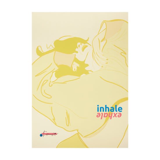 visual artwork Poster - "Inhale Exhale" - The Baltic Shop